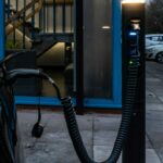 Punkt ładowania samochodu elektrycznego
